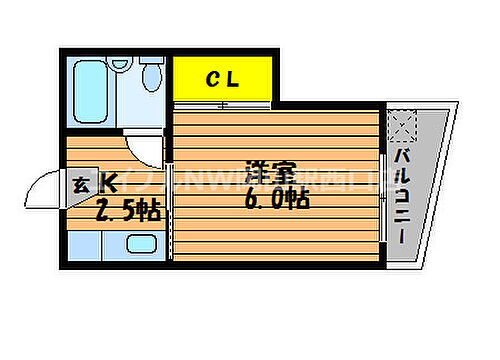 岡山県岡山市北区奉還町1丁目 岡山駅 1K マンション 賃貸物件詳細