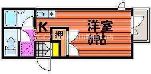 ミニタウンあきら 2階 1K 賃貸物件詳細