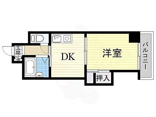 上新庄グランドハイツ北 6階 1DK 賃貸物件詳細