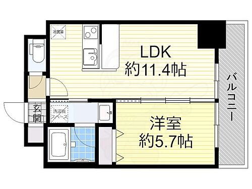 ＯＲＳＵＳ新大阪 10階 1LDK 賃貸物件詳細