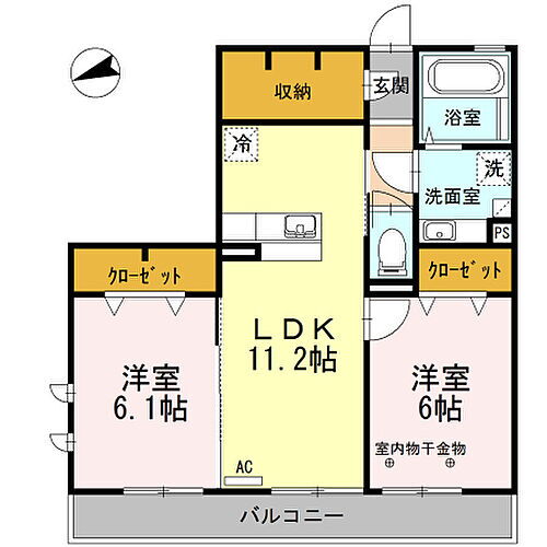 東京都江戸川区東葛西8丁目15-3 葛西駅 2LDK アパート 賃貸物件詳細