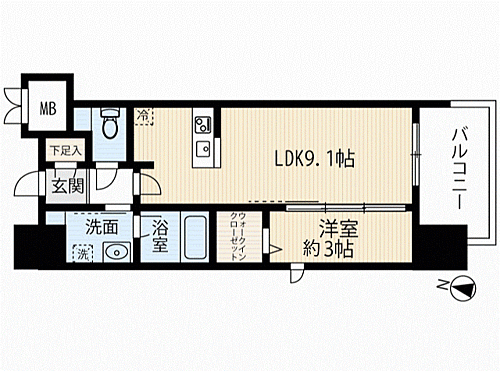 ＹＢＦ　ＭＡＮＳＩＯＮ　Ｉ　ＨＡＲＵＹＯＳＨＩ 6階 1LDK 賃貸物件詳細