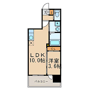 福岡県福岡市中央区唐人町1丁目 唐人町駅 1LDK マンション 賃貸物件詳細