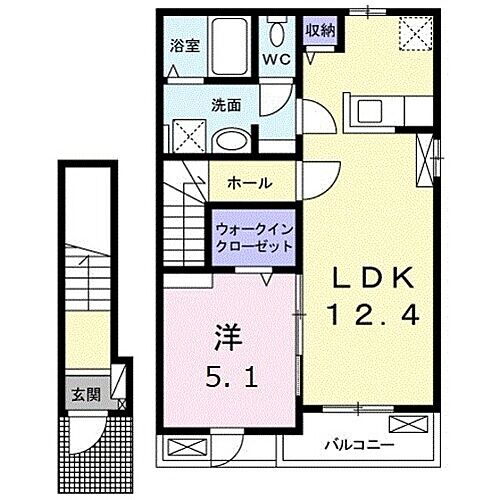 広島県廿日市市佐方 廿日市駅 1LDK アパート 賃貸物件詳細