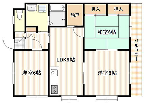 広島県広島市佐伯区美の里1丁目 楽々園駅 3LDK マンション 賃貸物件詳細