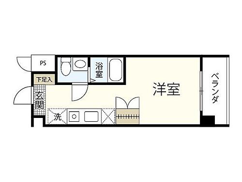 レジディア比治山公園 2階 ワンルーム 賃貸物件詳細