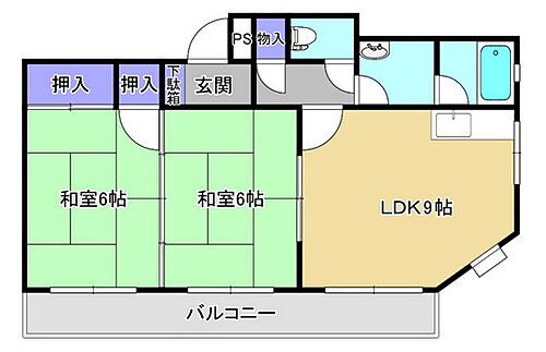 広島県広島市中区白島中町 白島駅 2LDK マンション 賃貸物件詳細