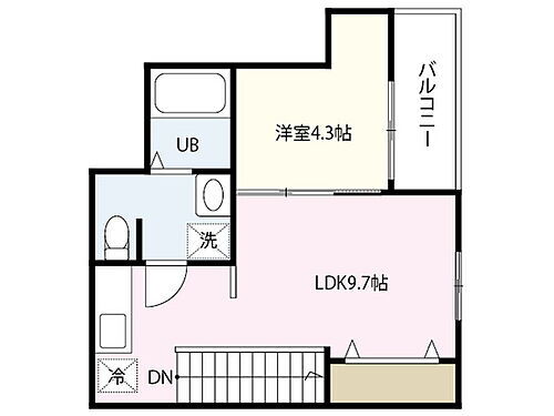 広島県広島市西区都町 観音町駅 1LDK アパート 賃貸物件詳細