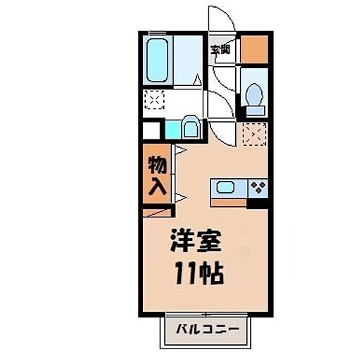 茨城県結城市大字結城 結城駅 ワンルーム アパート 賃貸物件詳細