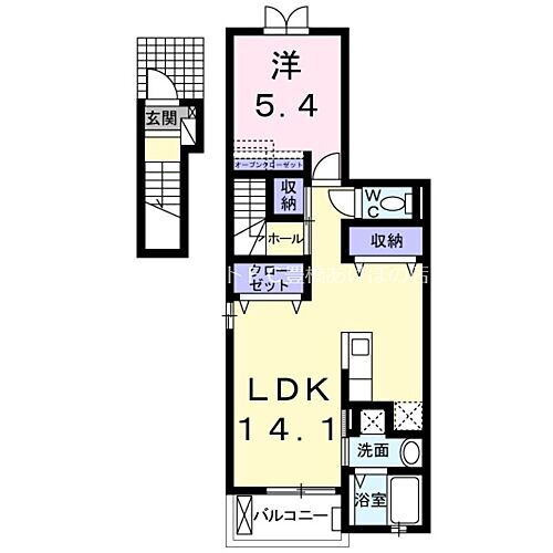 カレントＩＩＩ 2階 1LDK 賃貸物件詳細