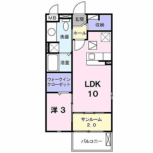 アンジェロＦ１ 1階 1LDK 賃貸物件詳細