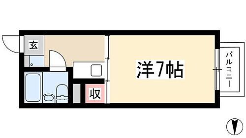 愛知県名古屋市昭和区高峯町51 名古屋大学駅 1K アパート 賃貸物件詳細