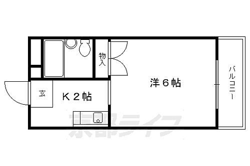 京都府京都市北区西賀茂柿ノ木町 北山駅 1K マンション 賃貸物件詳細