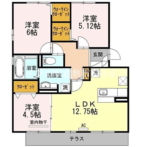 サンヴィオレＢ棟 1階 3LDK 賃貸物件詳細