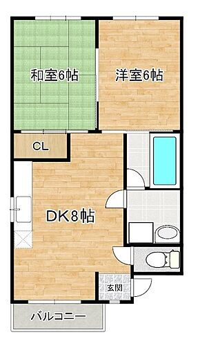 ヴィラコスモス 3階 2DK 賃貸物件詳細