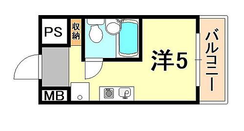 兵庫県神戸市中央区雲井通4丁目 神戸三宮駅 ワンルーム マンション 賃貸物件詳細