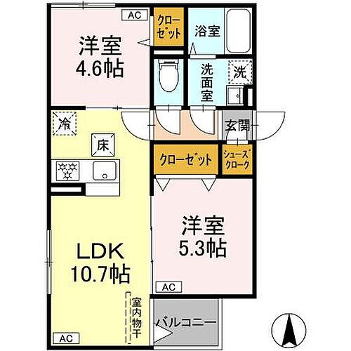 東京都足立区千住緑町2丁目 千住大橋駅 2LDK アパート 賃貸物件詳細