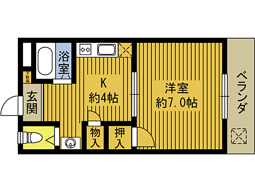 大分県大分市大字城原 大在駅 1K マンション 賃貸物件詳細