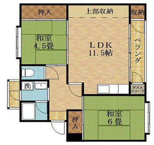 大宮第二コーポ 4階 2LDK 賃貸物件詳細