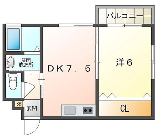 大阪府門真市御堂町 古川橋駅 1DK マンション 賃貸物件詳細