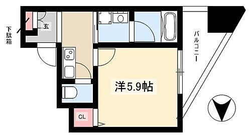 愛知県名古屋市中区新栄1丁目17-11 新栄町駅 1K マンション 賃貸物件詳細