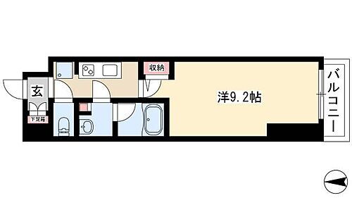 愛知県名古屋市東区出来町1丁目10-22 大曽根駅 1K マンション 賃貸物件詳細