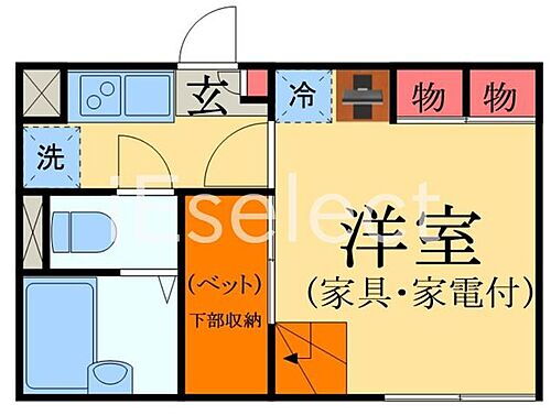 千葉県千葉市稲毛区園生町 穴川駅 1K アパート 賃貸物件詳細