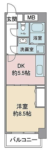 愛知県名古屋市北区八龍町1丁目18 平安通駅 1DK マンション 賃貸物件詳細