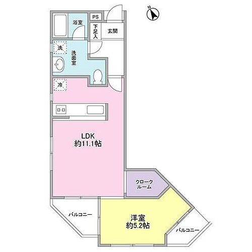 セローセロー自由が丘 2階 1LDK 賃貸物件詳細