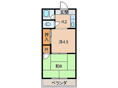 小林マンション 3階 2K 賃貸物件詳細
