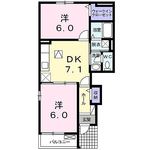 鳥取県米子市両三柳4543-36 河崎口駅 2DK アパート 賃貸物件詳細