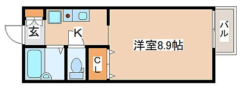 ブリュンヒルト 2階 ワンルーム 賃貸物件詳細