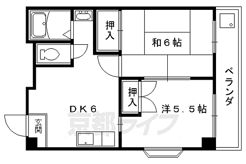 京都府京都市右京区嵯峨天龍寺椎野町 嵯峨嵐山駅 2DK マンション 賃貸物件詳細