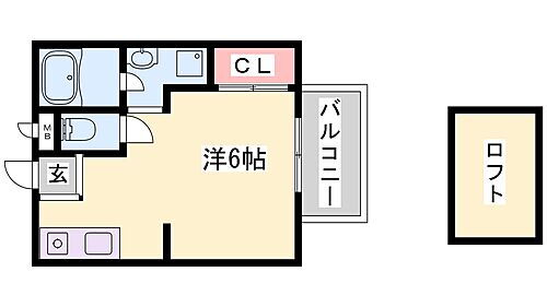 兵庫県姫路市書写 余部駅 1K アパート 賃貸物件詳細