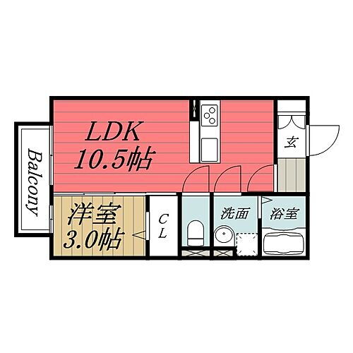 千葉県山武市津辺 成東駅 1LDK アパート 賃貸物件詳細