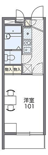 レオパレスドレ　フルール 2階 1K 賃貸物件詳細