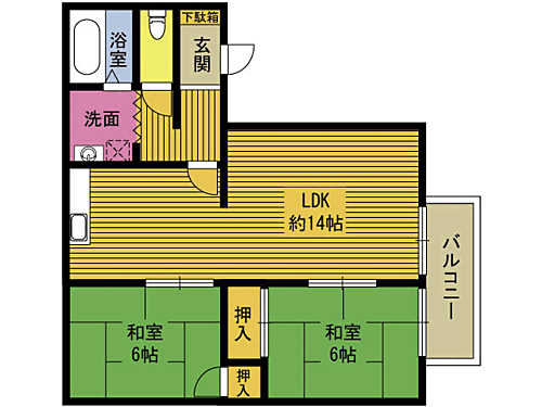 大分県別府市石垣東4丁目 別府駅 3DK アパート 賃貸物件詳細