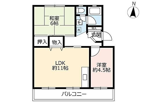 ＵＲ落合 4階 2LDK 賃貸物件詳細