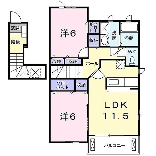 兵庫県加古川市野口町長砂 浜の宮駅 2LDK アパート 賃貸物件詳細