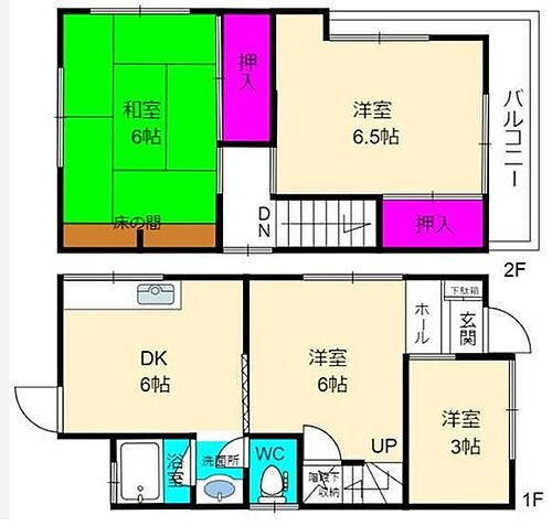 兵庫県高砂市春日野町 曽根駅 3SDK 一戸建て 賃貸物件詳細