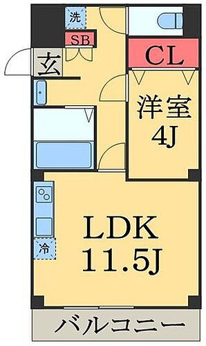 千葉県千葉市中央区今井3丁目 蘇我駅 1LDK マンション 賃貸物件詳細