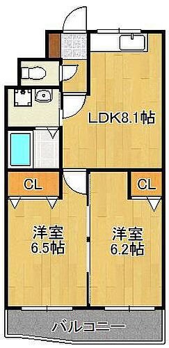 福岡県北九州市小倉北区木町1丁目 南小倉駅 2LDK マンション 賃貸物件詳細