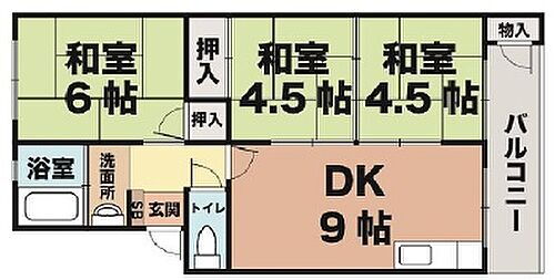 兵庫県神戸市垂水区福田2丁目 垂水駅 3DK マンション 賃貸物件詳細