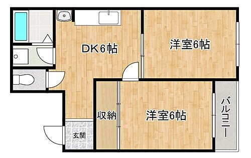 兵庫県神戸市東灘区魚崎南町3丁目 魚崎駅 2DK マンション 賃貸物件詳細
