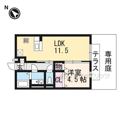 滋賀県東近江市東沖野2丁目 八日市駅 1LDK アパート 賃貸物件詳細