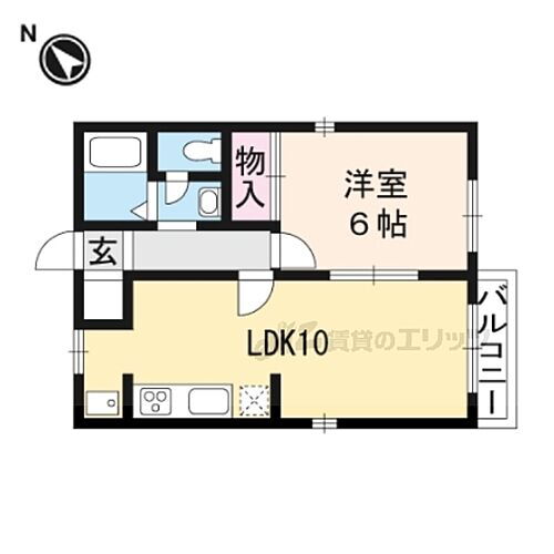 滋賀県近江八幡市鷹飼町東2丁目 近江八幡駅 1LDK アパート 賃貸物件詳細