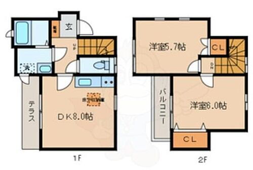 東京都調布市若葉町3丁目2番42号 つつじヶ丘駅 2DK 一戸建て 賃貸物件詳細