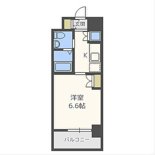 エイペックス南堀江 9階 1K 賃貸物件詳細