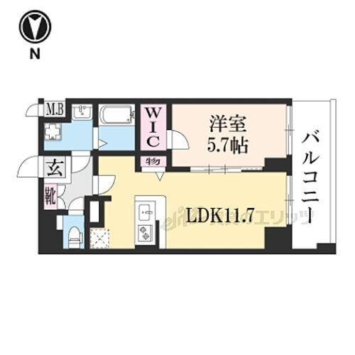 京都府京都市上京区北伊勢殿構町 北野白梅町駅 1LDK マンション 賃貸物件詳細