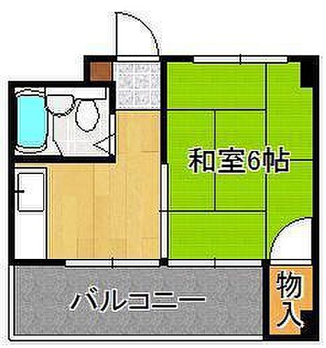 福岡県北九州市小倉北区馬借3丁目 旦過駅 1K マンション 賃貸物件詳細